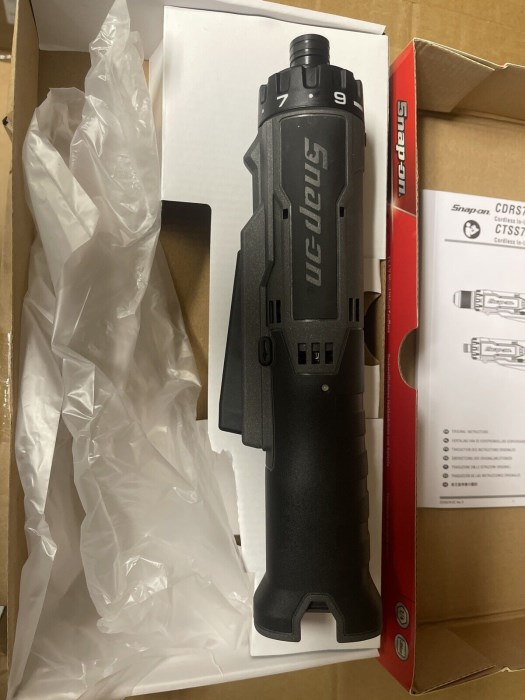 TOOL ONLY! Snap-on CTSS761GMDB 14.4v MicroLithium Cordless Inline ...