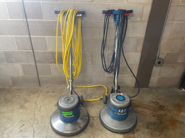 Tornado Floor Buffers (2) for sale