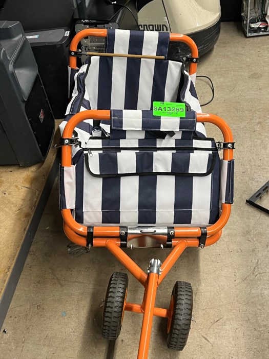 Two Folding Rolling Carts for sale