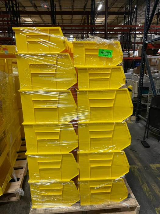 Various Size Lab Bins *3 Pallets for sale