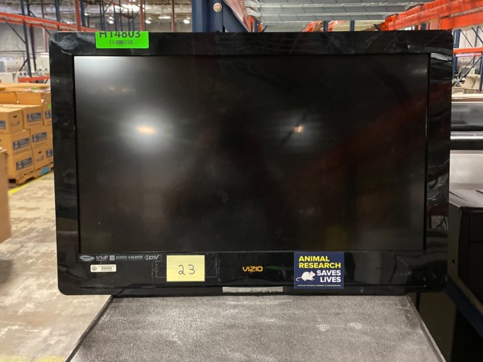 Vizio ECO 1080P Tv (Received Power at time of auction) for sale