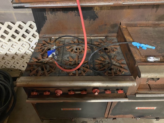 Vulcan Commercial Gas Stove Oven Combination for sale