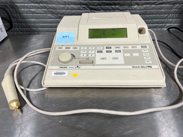 Welch Allyn TM262 AutoTympanometer for sale