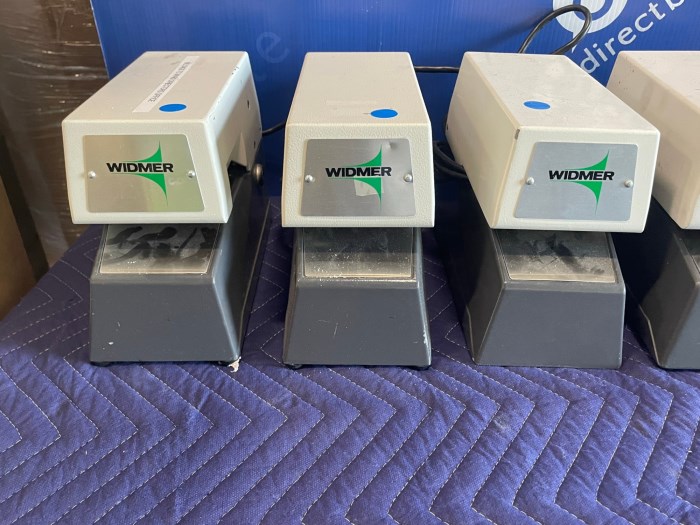Widmer Time & Date Automatic Stamp Machine (Lot of Approximately 18