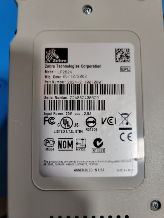 Zebra LP2824 Label Printer for sale